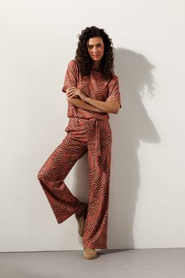 Tramontana Top / D03-15-402 Print Papaya