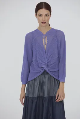 WNT Cardigan Reversible / W125023 Purple