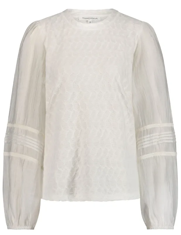 Tramontana Top Fancy / C47-15-401 Off White