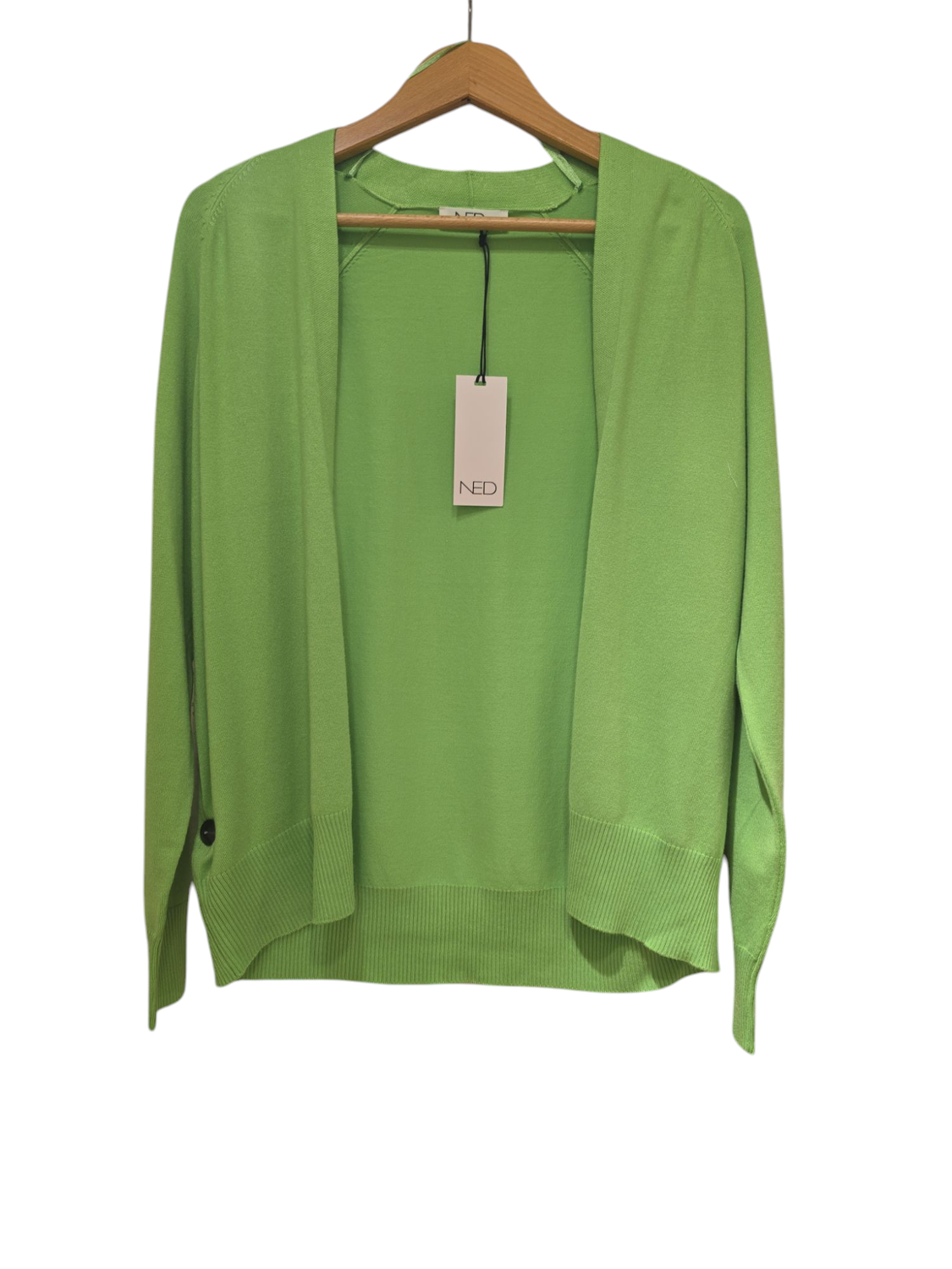 NED Cardigan Viscose geen afb/ 25S1-U106-05 Green Flash