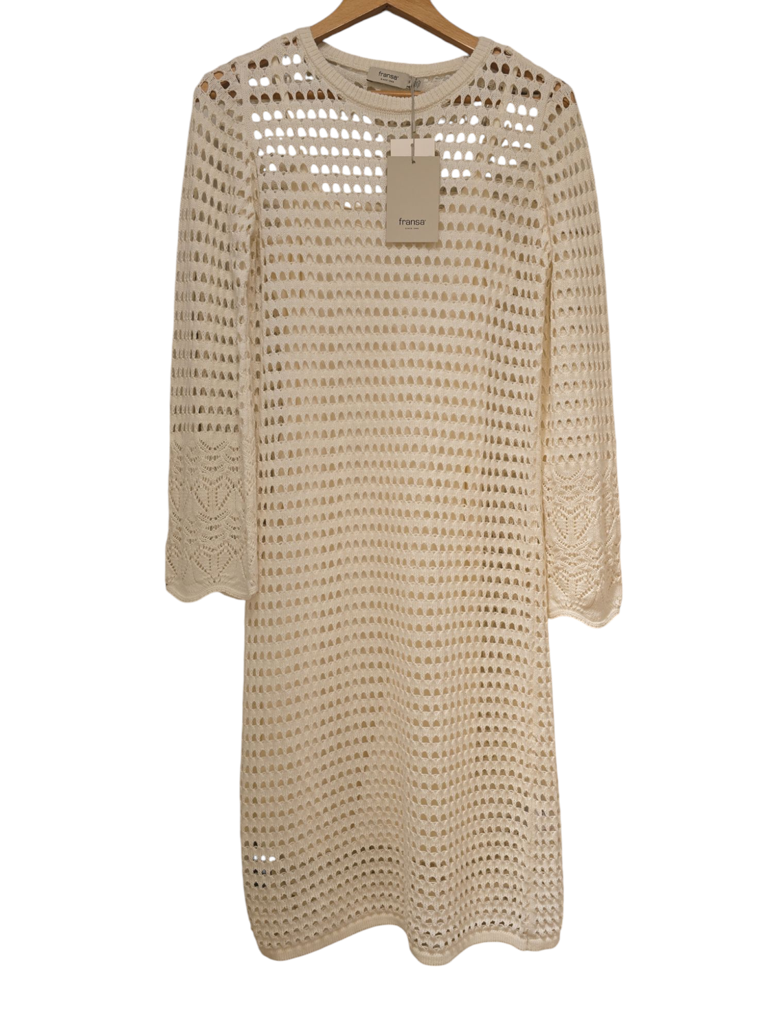 Fransa Dress Cotton geen afb / 20615479 Whisper White