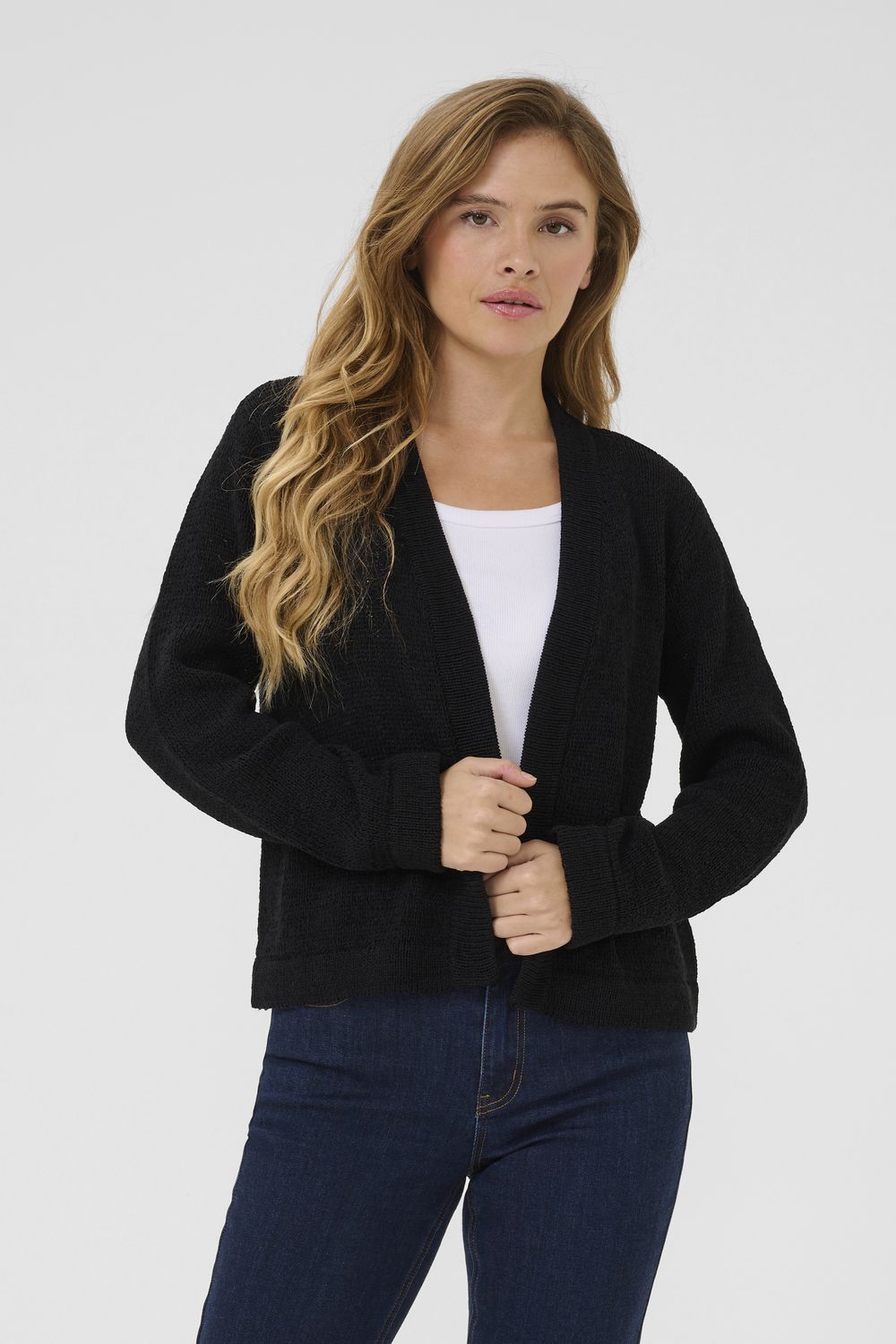 Kaffe Cardigan Cottonmix /10509820 Black Deep