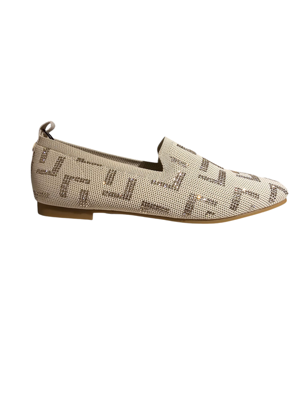 La Strada Loafer Knitted Stones Print/ 2111884/4521 Silversand