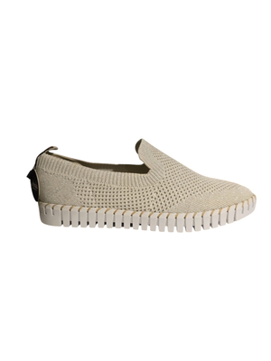 La Strada Boat Loafer Knitted Lurex/ 2403739/4502 Grey Silver