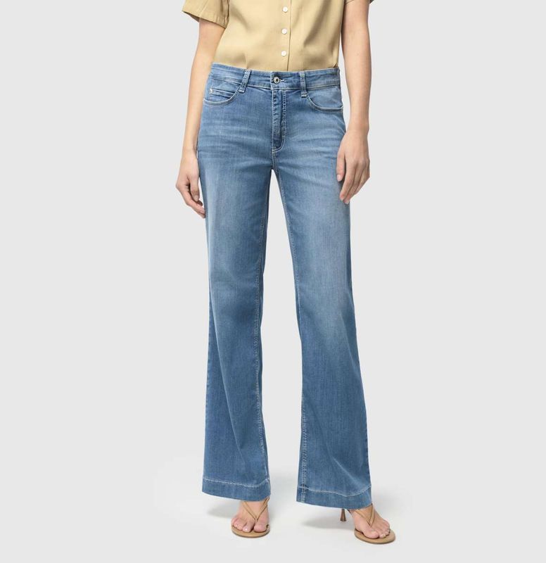 MAC Jeans Dream Wide Leg / 0351L544190 D490 (D49) Summer Mid Blue Wash