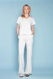 ICNK Amsterdam Pants Wide Leg Modal Scuba /ICNK25S-P328-02 Off White