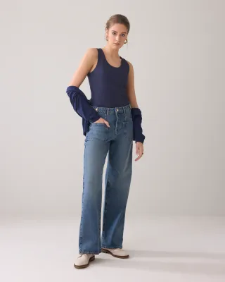 Summum Woman Top Tank Foil / 3s4873 Dark Blue