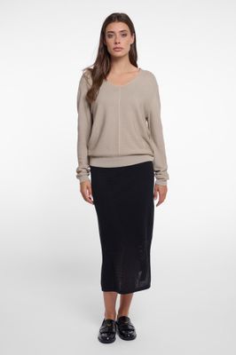 Rino &amp; Pelle Pullover Viscose Cottonmix/ Bilbao.5002522 Fog Grey