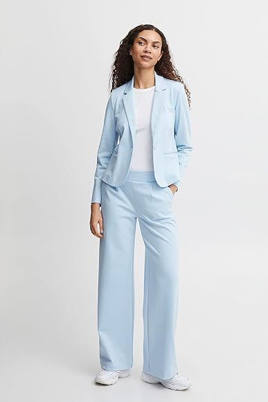 B.Young Pants Wide Leg / 20812847 Blue Bell