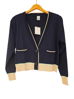 WNT Cardigan Short Viscosemix/ W125062 Blue