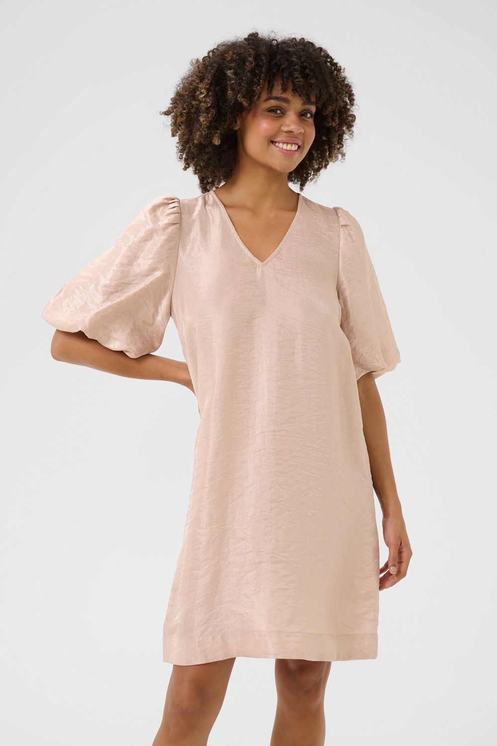 Culture DK Dress Balloonsleeve/ 50111900 Smoke Gray
