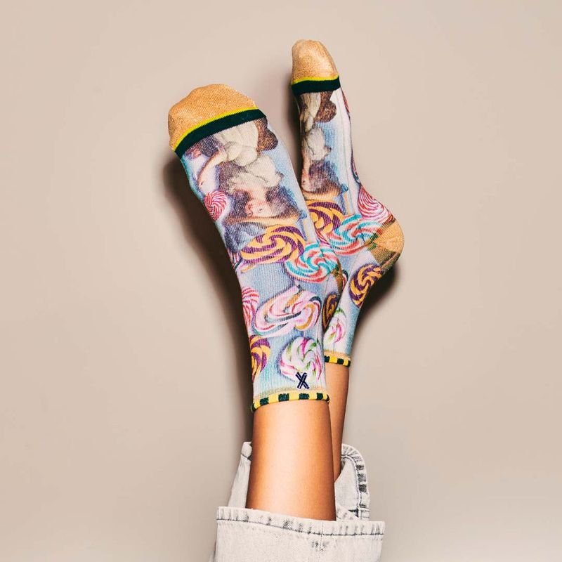 XPOOOS Socks Swirl Marie 71067 Multicolour