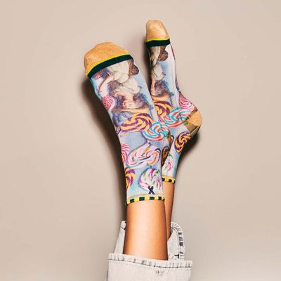 XPOOOS Socks Swirl Marie 71067 Multicolour