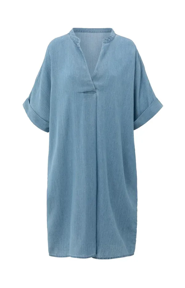YAYA Dress Lyocell Chambray / 01-601189-504 CHAMBREY