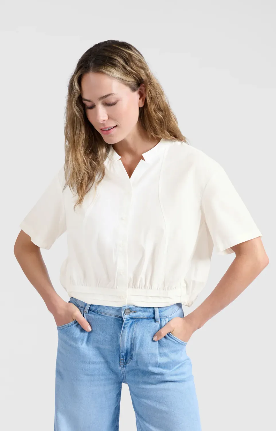 YAYA Blouse Lyocellmix  / 01-201148-504 OFF WHITE