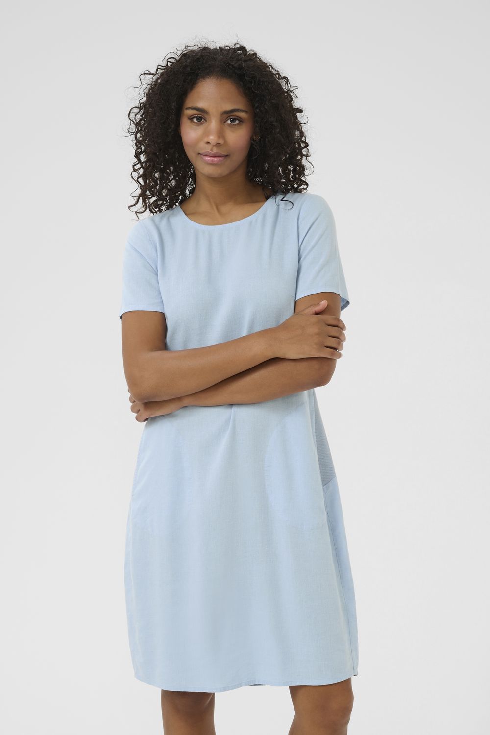 Kaffe Dress Linenmix / 10508362 Soft Chambray