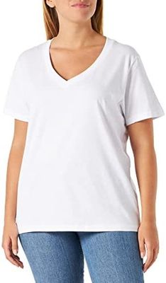 Soya Concept Tee Basic v-Neck / 25690 1000 WHITE