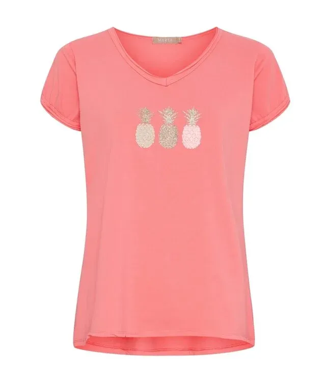 Martha Du Chateau Tee Pineapple / 22031 Coral