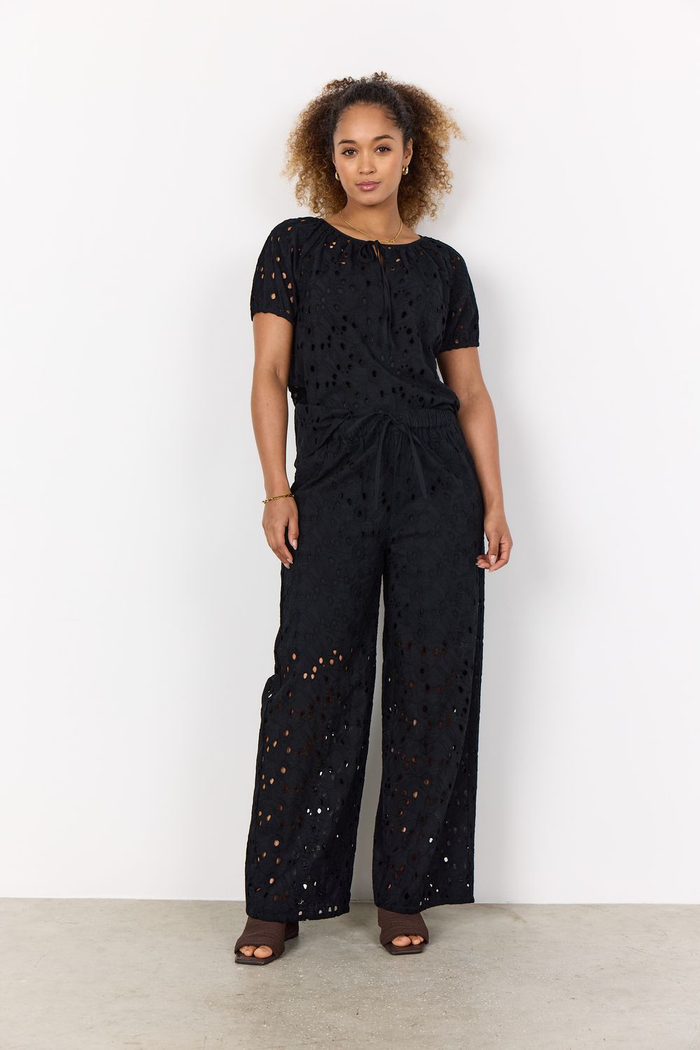 Soya concept Pants Cotton / 41243 9999 BLACK