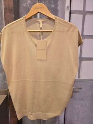 Soya Concept Top Transparant Knitted / 33648 8008 SAND