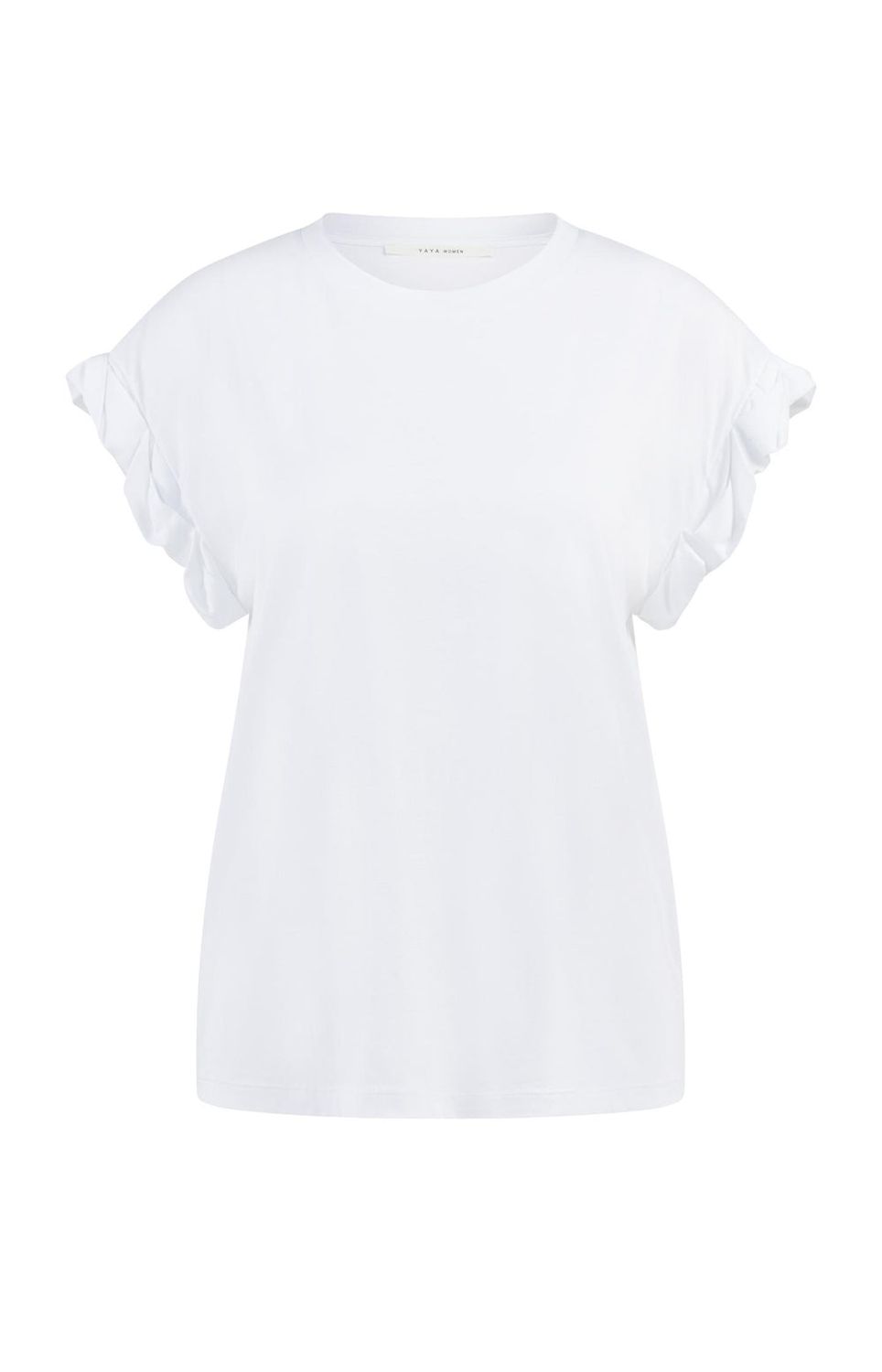 YAYA Tee Soft Lyocell/ 01-719069-505 PURE WHITE