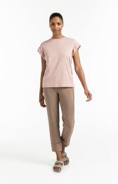 YAYA Tee Soft Lyocell/ 01-719069-505 SOFT MAUVE PINK