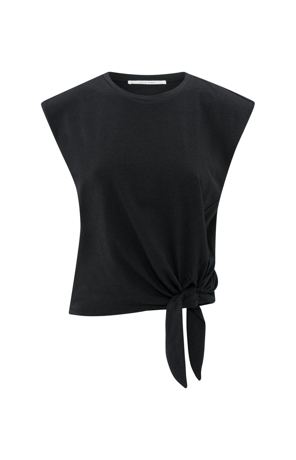 YAYA Top Knot Lyocell mix/ 01-709278-505 WASHED BLACK