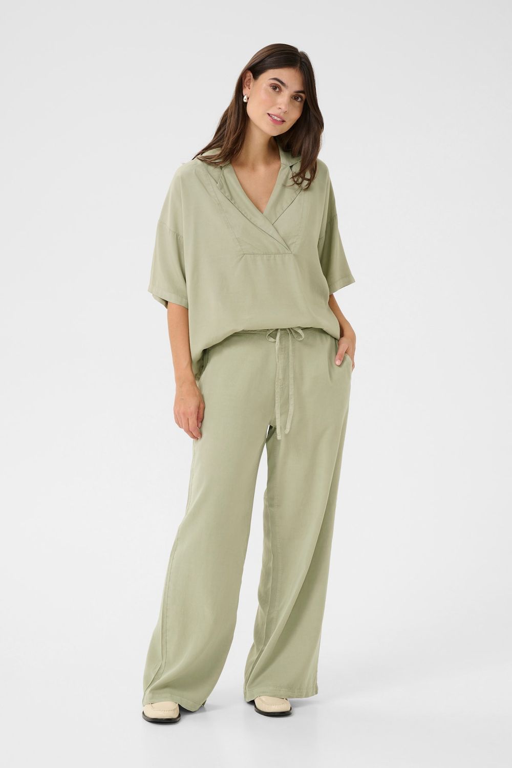 Culture DK Blousetop Lyocell/ 50111810 Seagrass