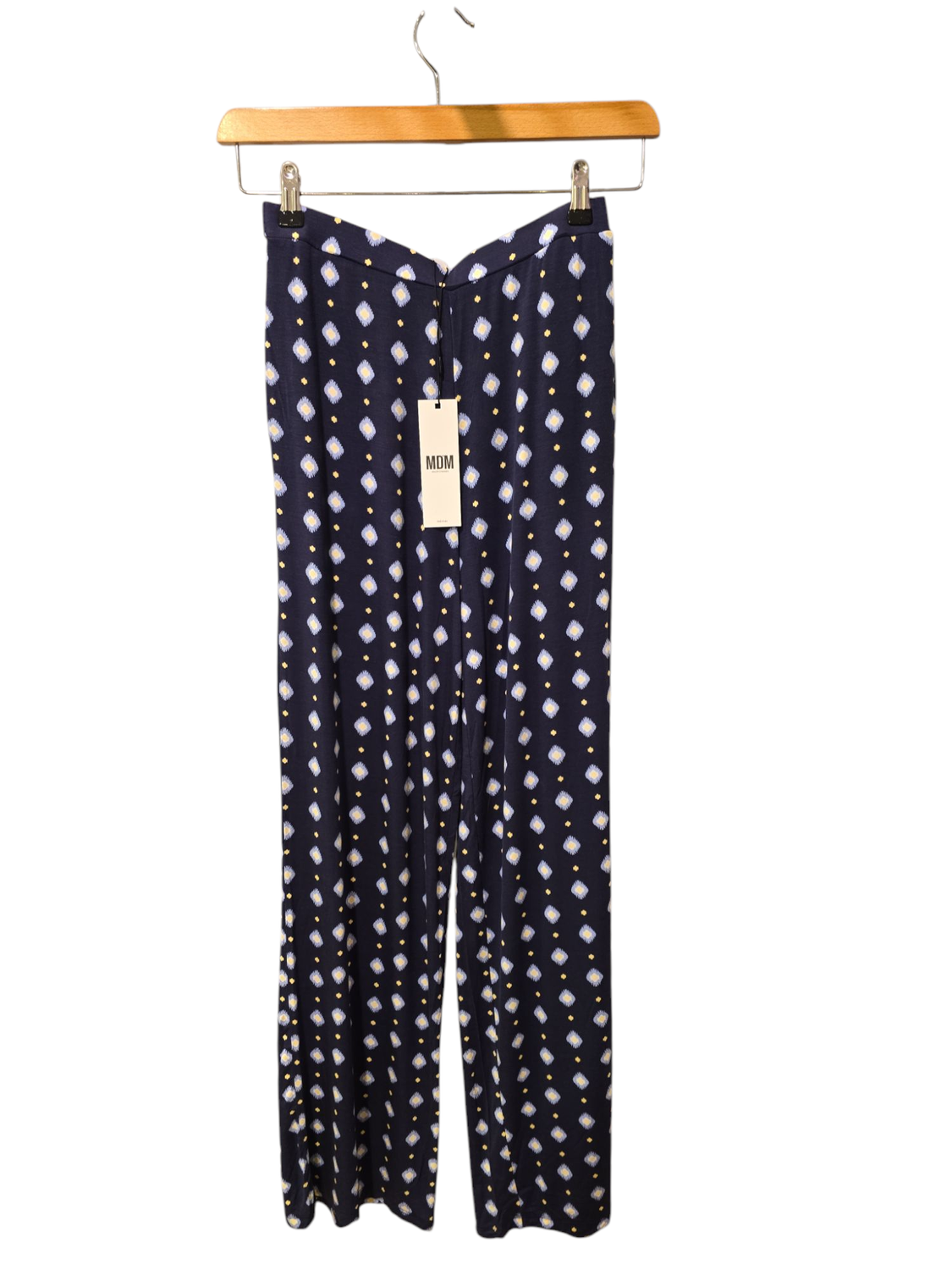 Md&#39;M Pants Wide Leg Viscose/2.53.615.14 Blue