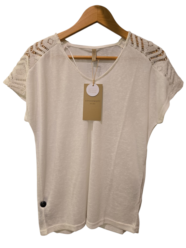 Soya Concept Shirt Crafted / 27026 1100 OFFWHITE