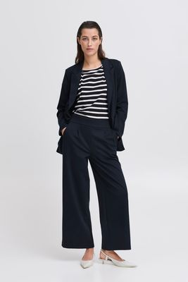 B.Young Pants Straight Leg Cropped / 20815029 Copenhagen Night
