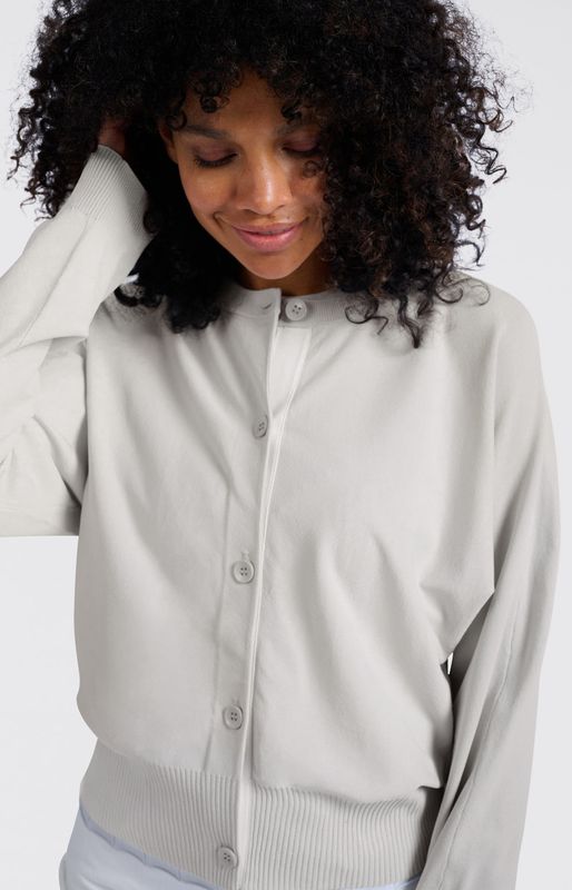 YAYA Cardigan/01-010104-504 GREY MELANGE