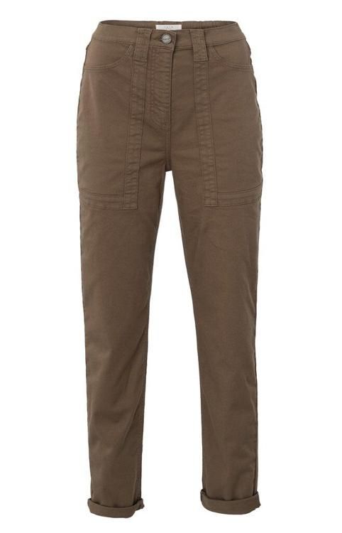 YAYA Pants Woven  / 01-301179-503 CARIBOU BROWN