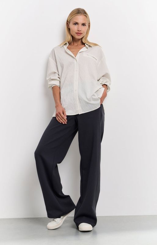 YAYA Pants Wide Leg / 01-309181-503 PHANTOM
