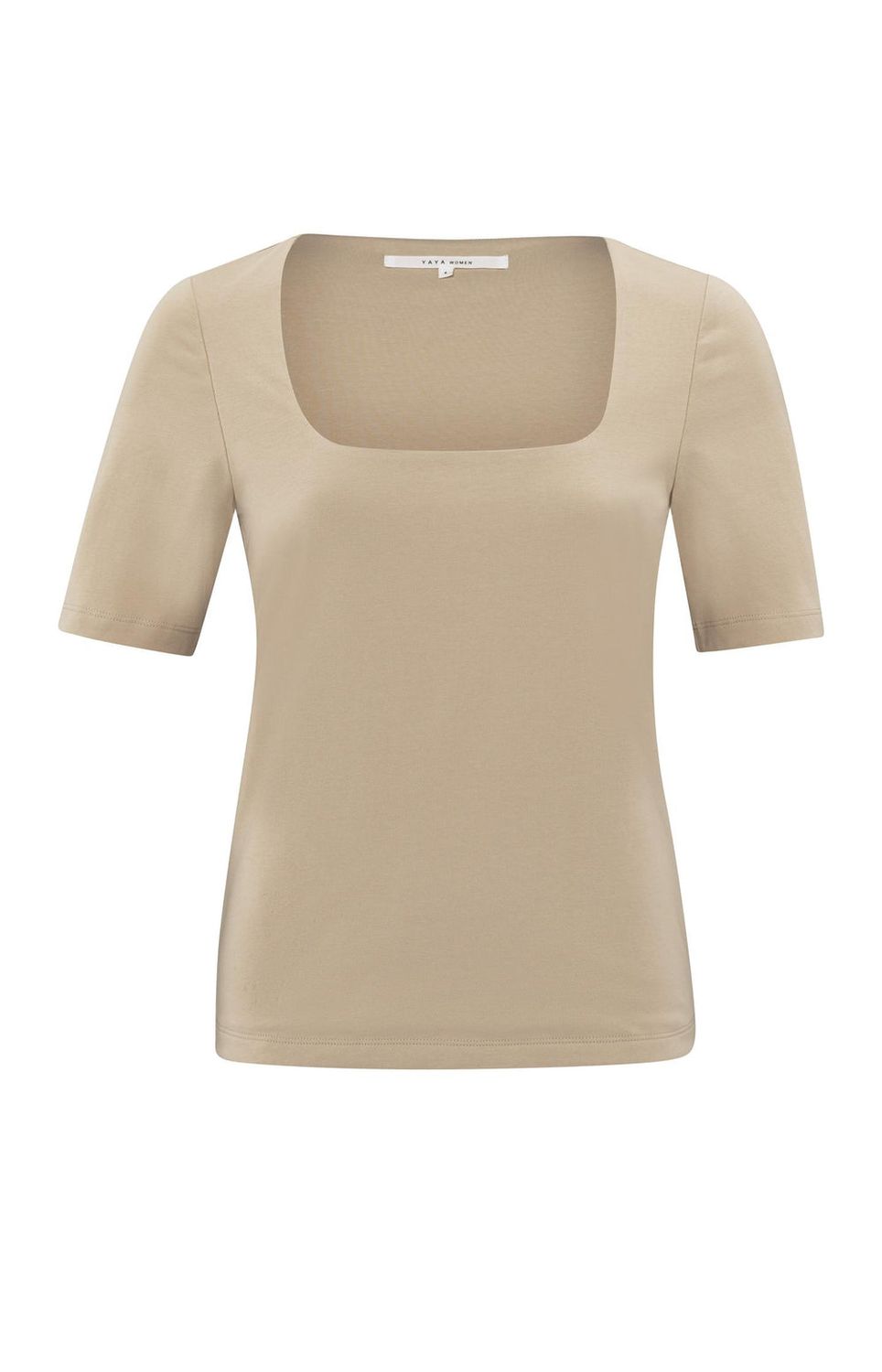 YAYA Top Basic ,/ 01-719065-503 HUMUS BEIGE