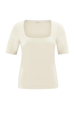 YAYA Top Basic 01-719065-503 OFF WHITE