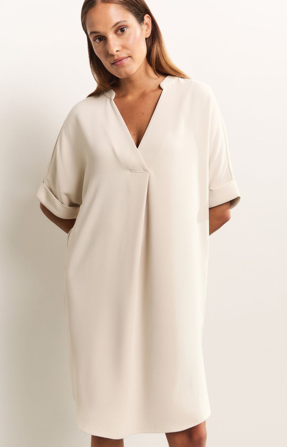 YAUA Dress / 01-601173-505 RAINY DAY BEIGE
