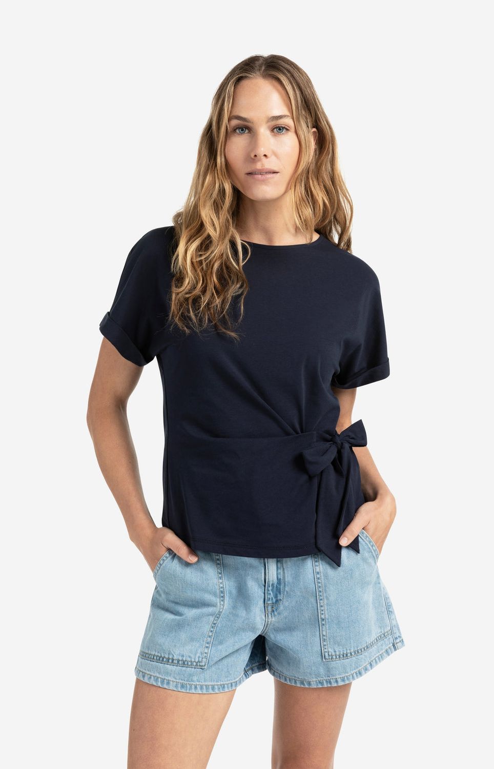 YAYA Top Knot detail/ 01-709093-506 TOTAL ECLIPSE BLUE