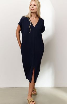 YAYA Dress Midi / 01-609179-506 TOTAL ECLIPSE BLUE