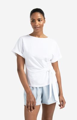 YAYA Top Knot detail/ 01-709093-506 PURE WHITE