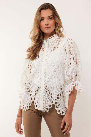 G-Maxx Blouse  / 25ZDG01 Offwhite