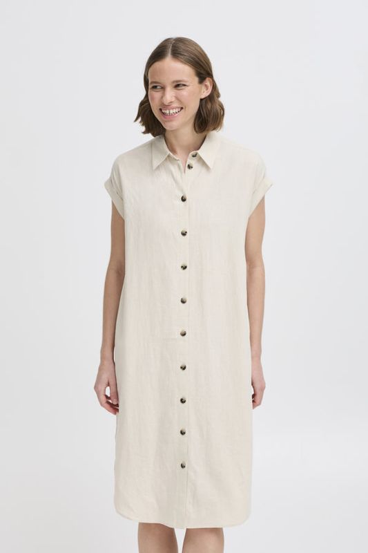 B.Young Dress Linen / 20814553 Humus