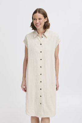 B.Young Dress Linen / 20814553 Humus