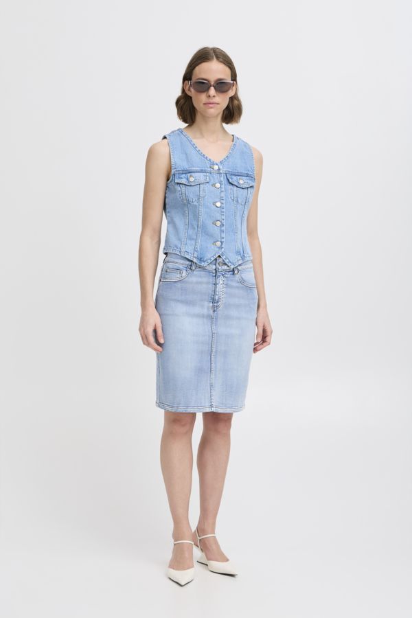 B.Young Skirt / 20816508 Light Blue Denim