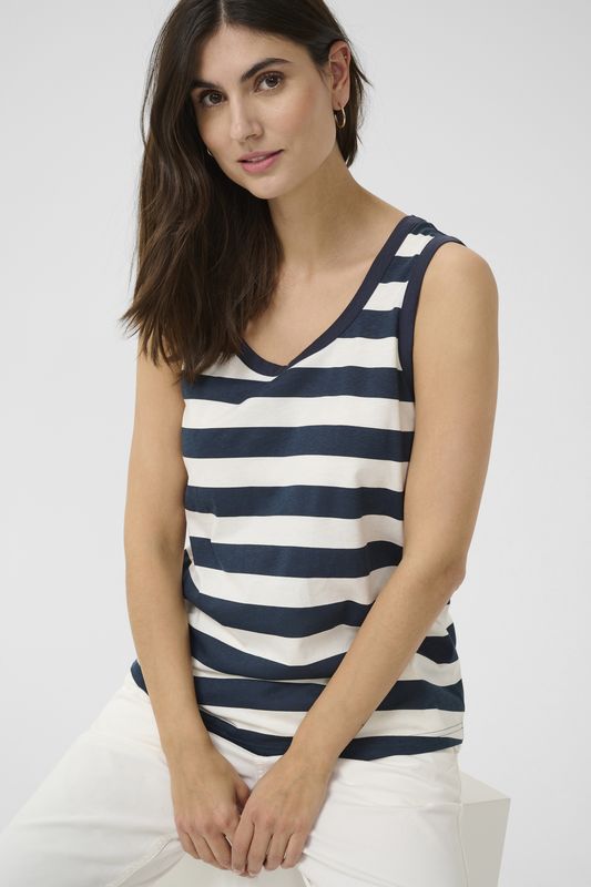 Culture DK Top Stripe / 50111661 Salute/White Stripe