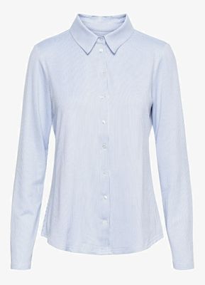 &amp;Co Blouse Stripe Tricot / BL313 RB-White - L.Blue