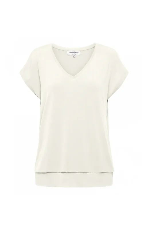 &amp;Co Woman Top /  TO280 H-Off White