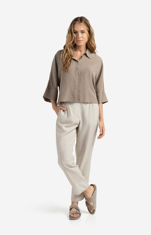 YAYA Pants Woven/ 01-301205-507 SILVER LINING BEIGE