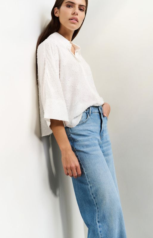 YAYA Blouse Details / 01-201165-507 OFF WHITE
