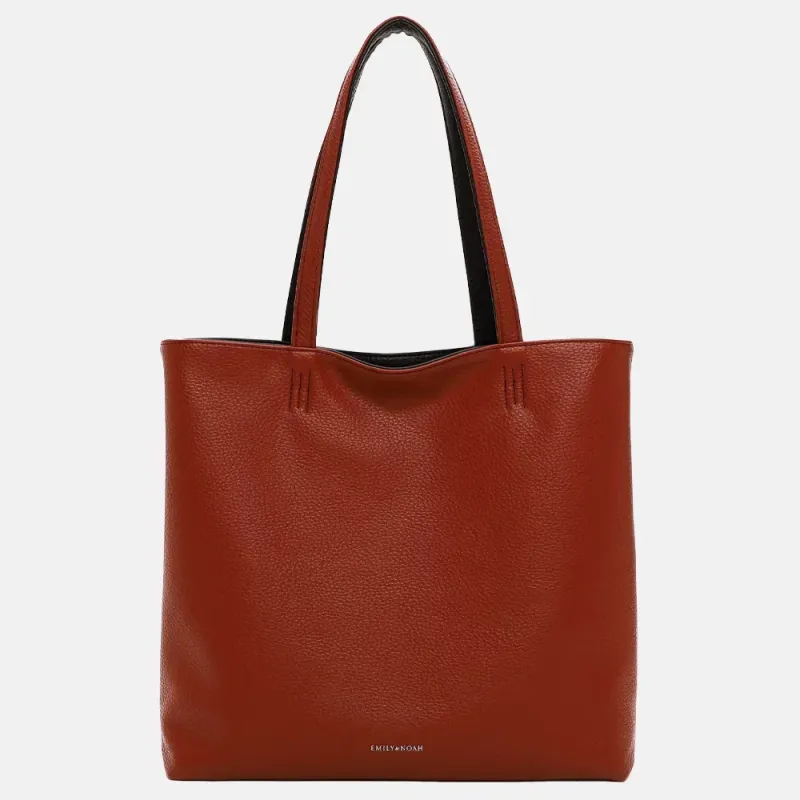 Emily &amp; Noah Bag Shopper Eva Reversible/ 65170 Rusty